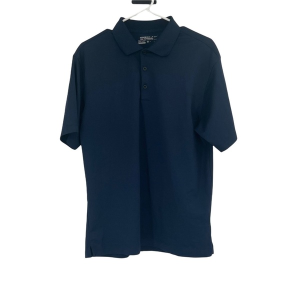 Nike Golf Blue Dri Fit Short Sleeve TOUR PERFORMANCE Polo Shirt Size M Men's - Picture 1 of 5